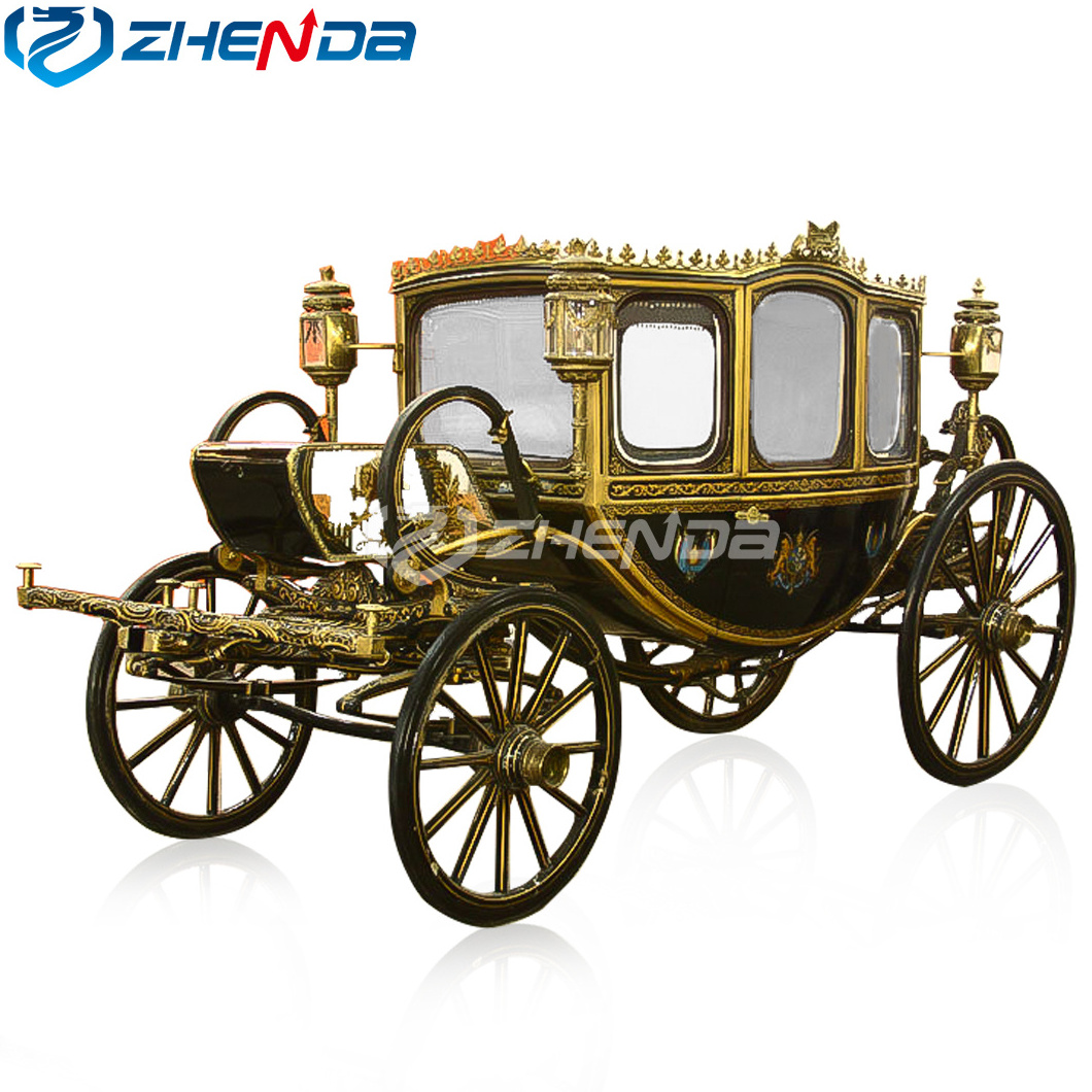 Royal horse carriage manufacturer/sightseeing electric horseless carriage/wedding vehicle wagon