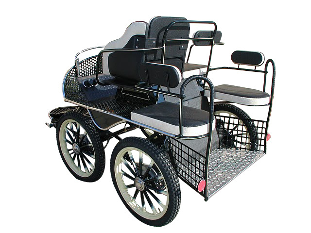 Caleches  horse drawn carriage/horse wagonVisiting Marathon Horse Carriage for sale/Black horse cart ZD-PM05