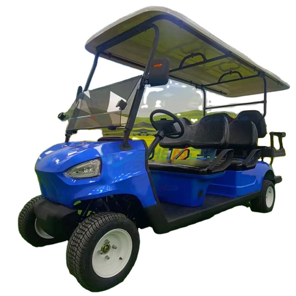 Green power golf electric car club buggy 6 seater Gas Golf Cart used in the park school airport