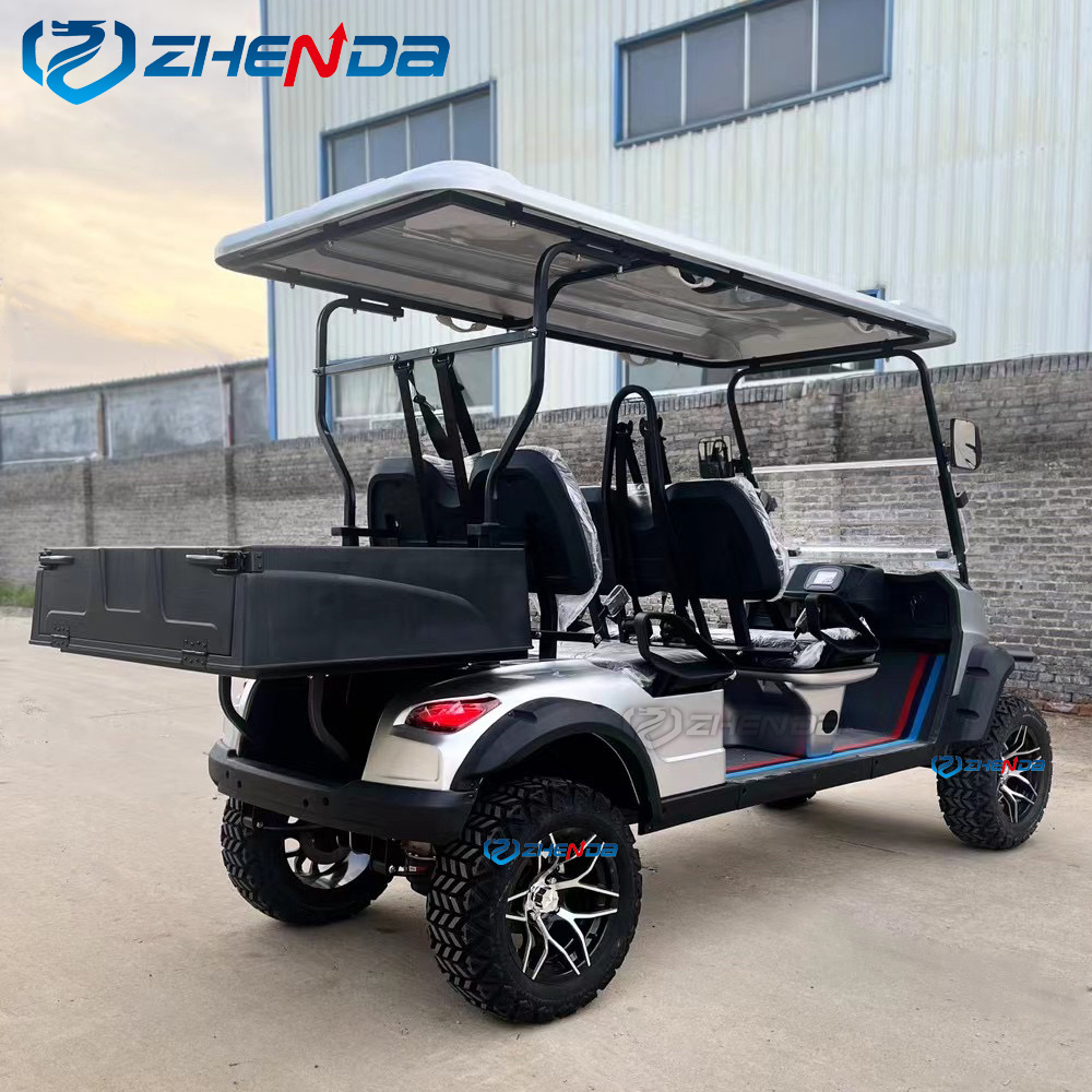 Chinese 60v Electric Golf Cart 4 Seater Lithium Off Road Golf Car electric off road buggy