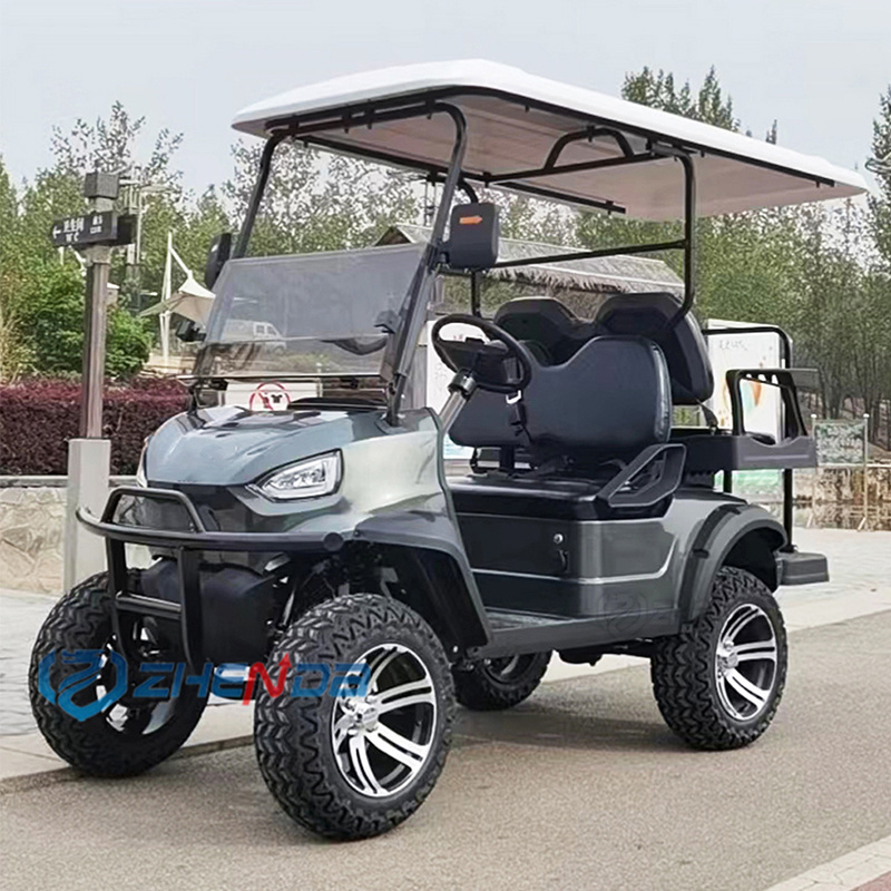 Hot selling electric golf car 4 seater golf cart buggy 4x4 price electric cars made in china