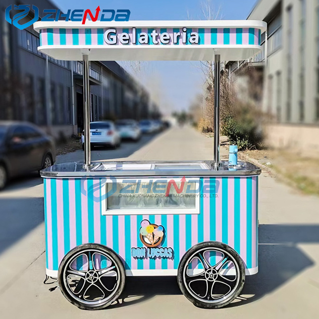 Hot Sale Hot-Dog Hot Dog Stand Cart Trolley with Awning