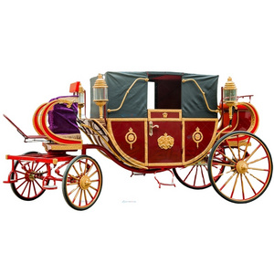 2024 Hot Sale Retro style/scenic area reception/covered sightseeing carriage electric royal carriage handmade customization