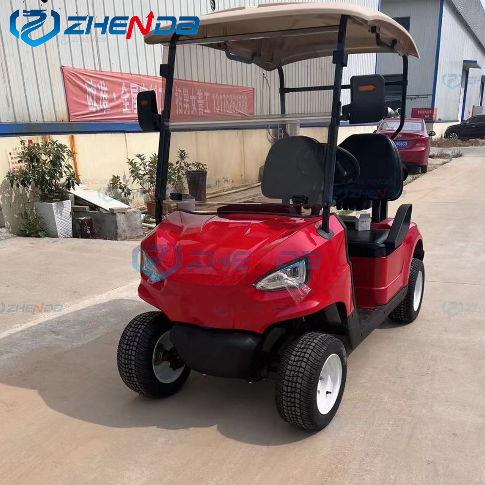 CE Approved Luxury 2 passenger 2 seater club buggy electric golf carts electric mobility scooter golf shuttle car