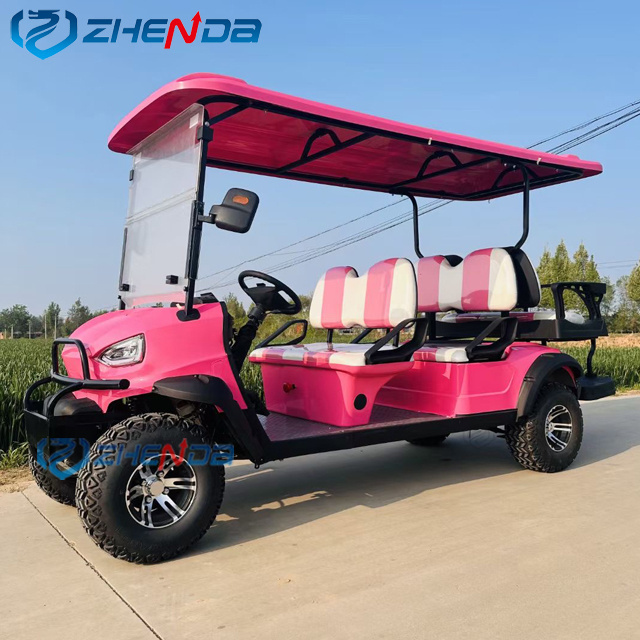 2+2 Seat Electric coco truck Golf car/High quality electric golf cart/Customized golf buggy for sale