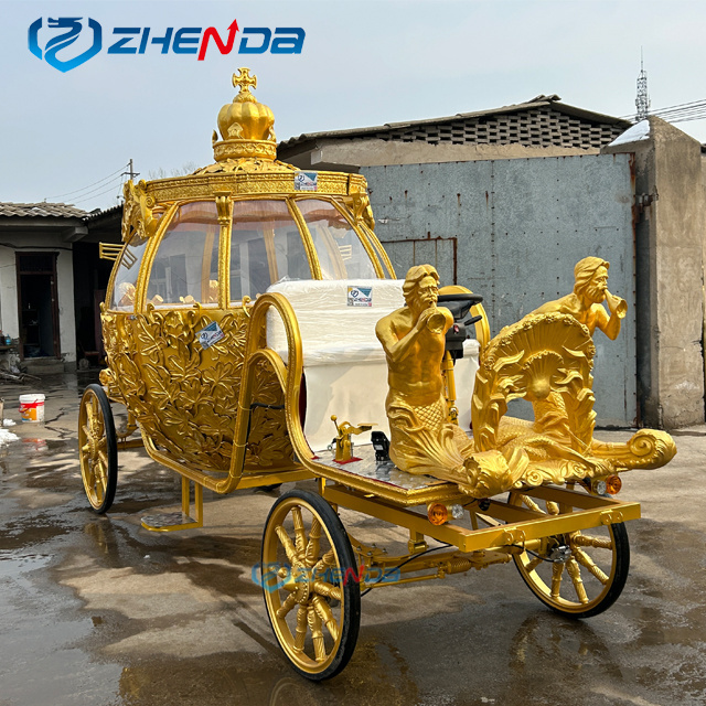 Electric British Style Wedding Horse Drawn Carriage pumpkin Carriage  electric Luxury cinderella coach for Wedding Venue