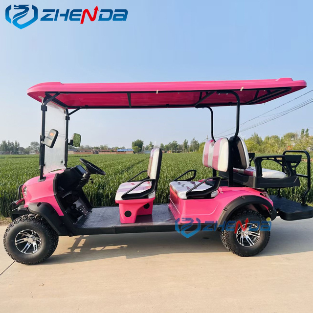 2+2 Seat Electric coco truck Golf car/High quality electric golf cart/Customized golf buggy for sale