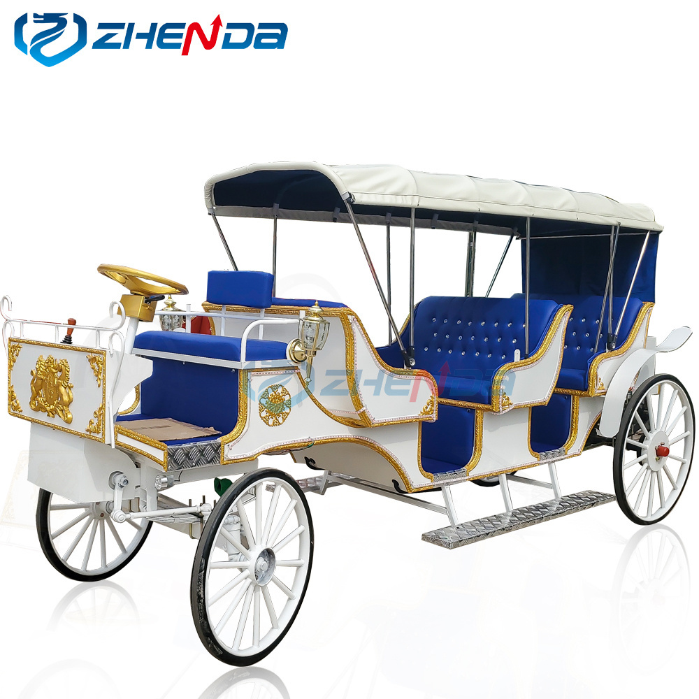 Wedding Luxurious sightseeing horse carriage used marathon horse carriages for sale