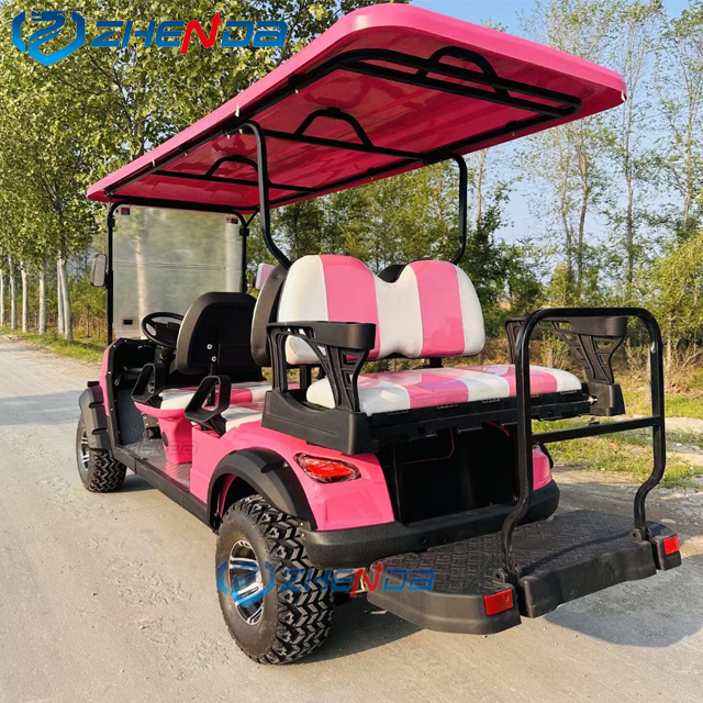 2+2 Seat Electric coco truck Golf car/High quality electric golf cart/Customized golf buggy for sale