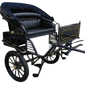 Luxury High Quality 2 Wheels Mini Horse Cart/The Pony Carriages For Horses With Two Wheels ZD-P02