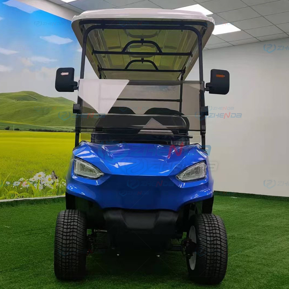 Green power golf electric car club buggy 6 seater Gas Golf Cart used in the park school airport