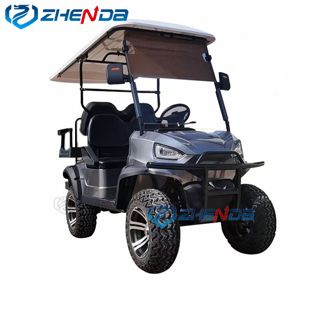 Hot Selling 4 Wheel Drive Gasoline Electric Golf Buggy 4 Seater Club Car Golf Cart electric carts With Cargo Bed