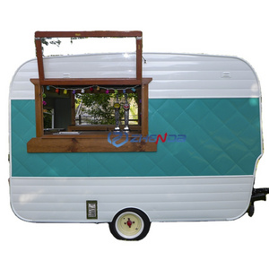 Hot-selling Fast Food Tailer Coffee Van Food Trailer Wine Beer Mobile Bar Trailer For Sale