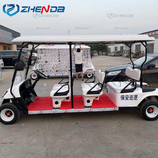 Wonderful design sightseeing golf cart with canopy classic electric golf cart  for sale