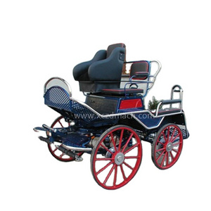 High Quality 4 Wheels Horse Cart/Marathon Horse Carriage for Sale