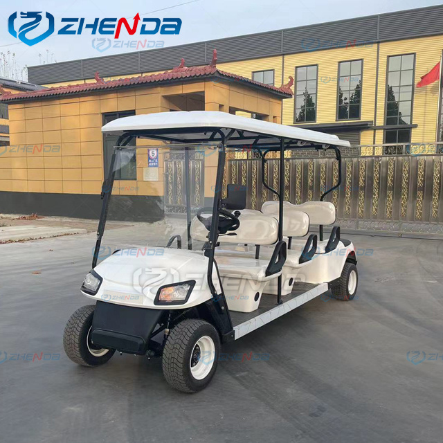 Wonderful design sightseeing golf cart with canopy classic electric golf cart  for sale