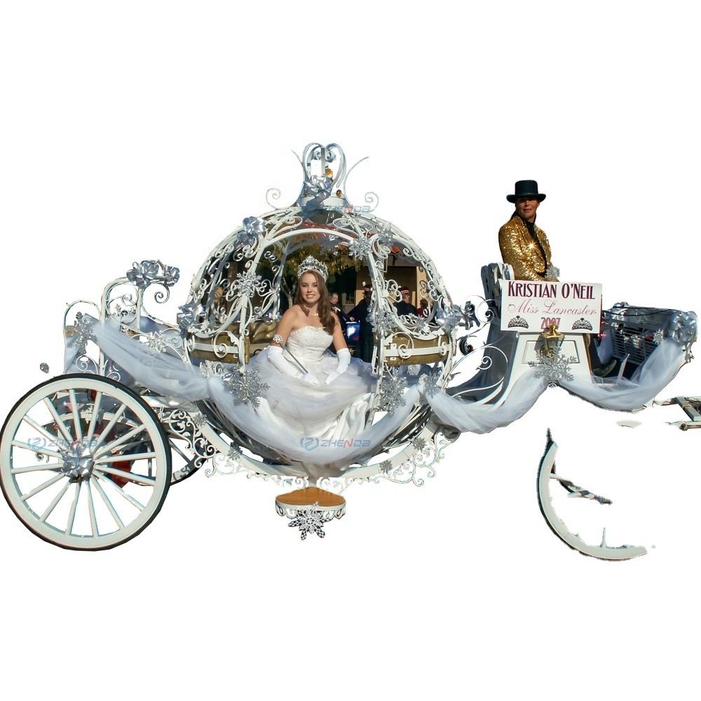 Classical Cinderella Drawn Carriage Princess Pumpkin Horse Carriage For Sale