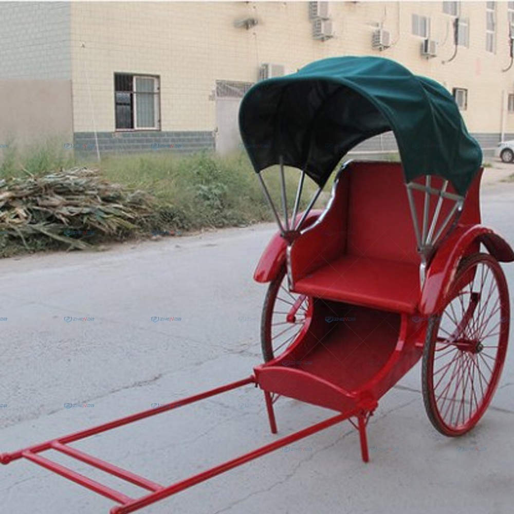 Cheap Transport Vehicle 2 Seats Pedicab Rickshaw For Exhibition Movie or Film Shows Old Shanghai Style