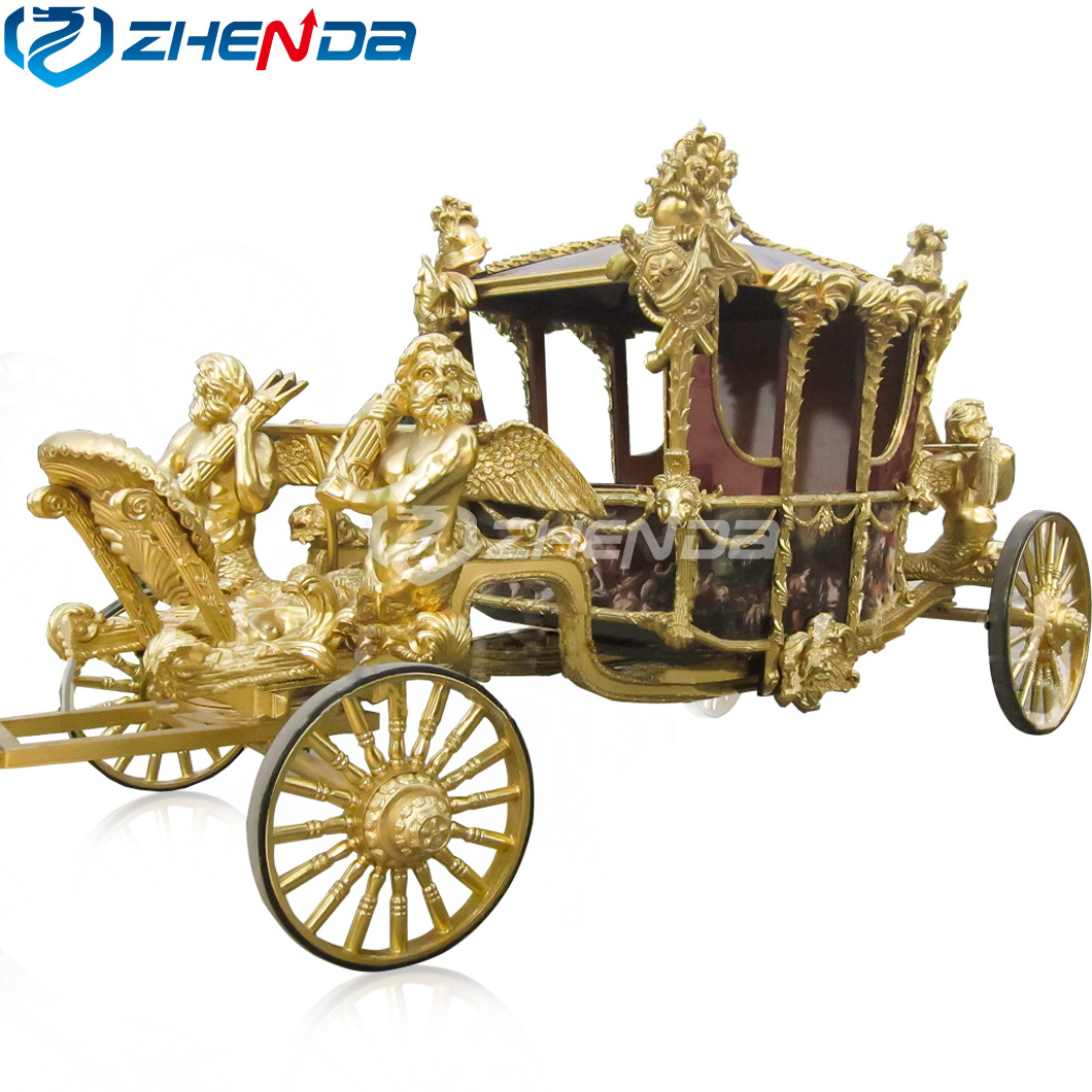 Royal horse carriage manufacturer/sightseeing electric horseless carriage/wedding vehicle wagon