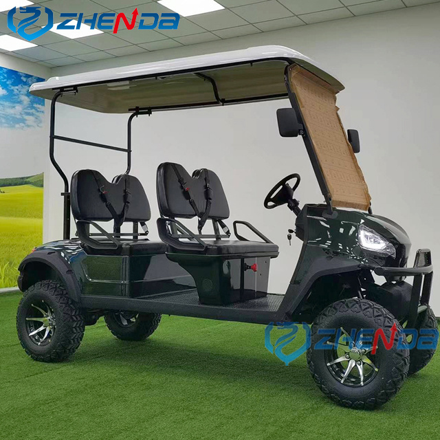 Wholesale Brand New 4 wheel Golf Cart Utility Vehicle 4 Seater Electric Club Car Golf Cart for sale