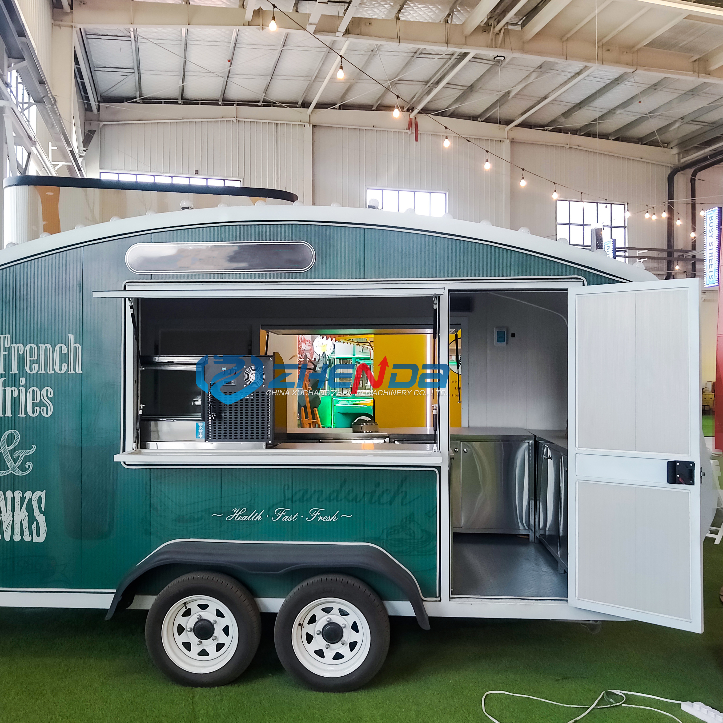 Food Truck 2024/Food Trucks Mobile Food Kitchen/Ice Cream Food Truck Mobile Catering Trailer