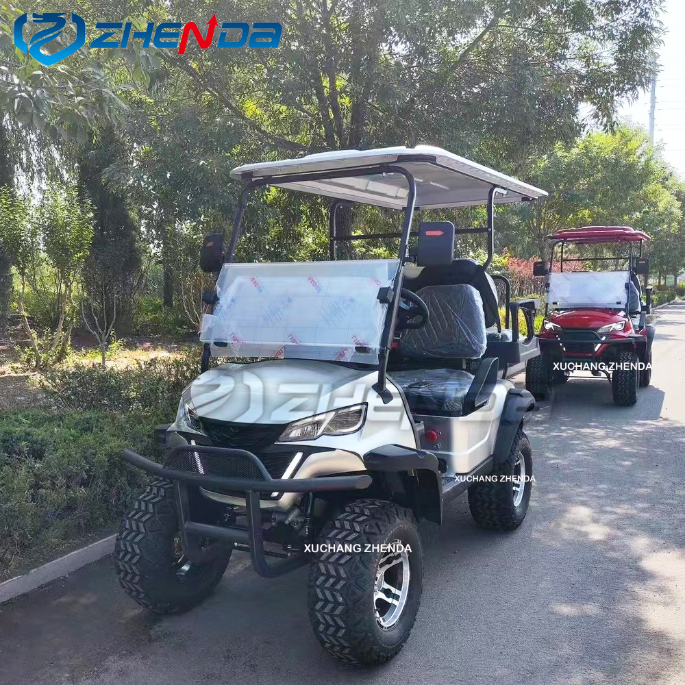 New popular style off-road golf cart electric big motor long battery life sightseeing golf cart for sale