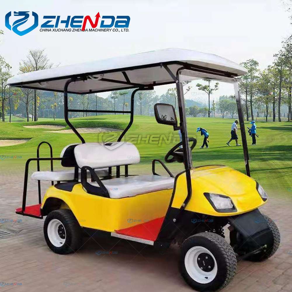 Chinese Quality 2 Seat 4 Wheel Mini Small Airport Electric Utility Vehicles Classic Cars Club Golf Carts Bus Scooter Dune Buggy