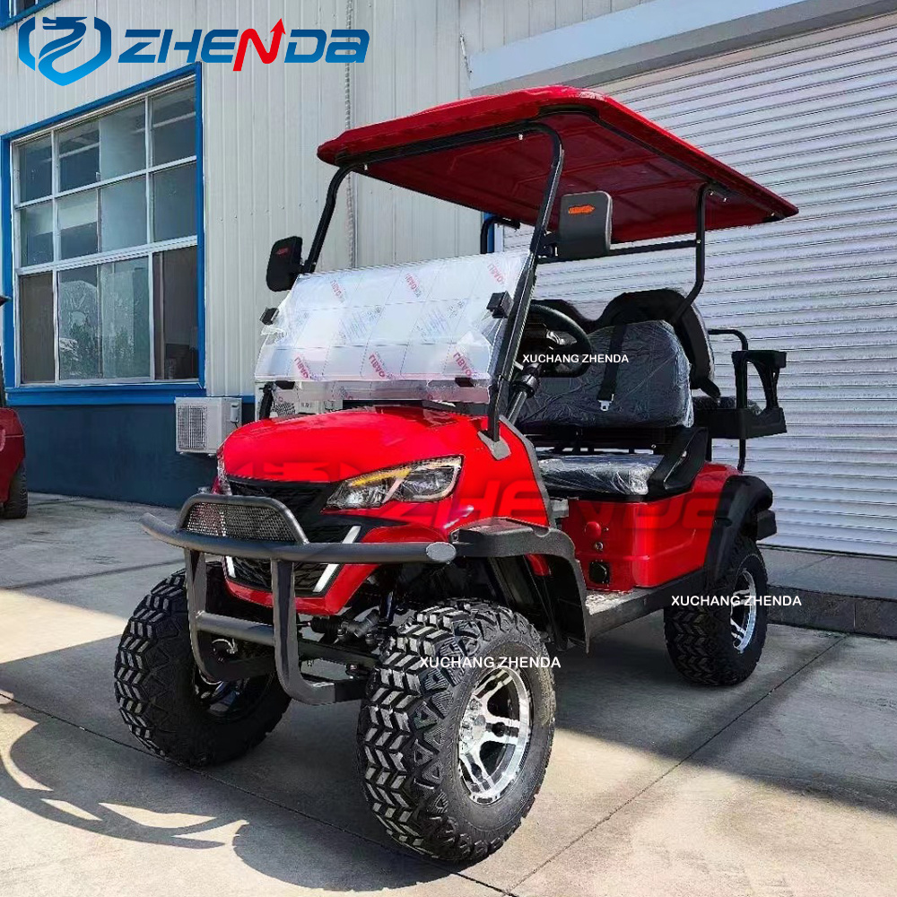 New popular style off-road golf cart electric big motor long battery life sightseeing golf cart for sale