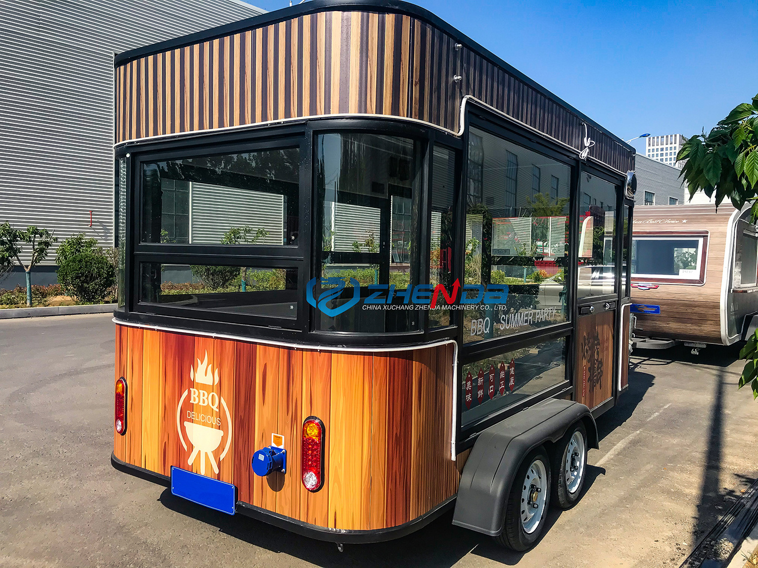 Vending Electric Food Truck / Best Selling Popular BBQ Trailer