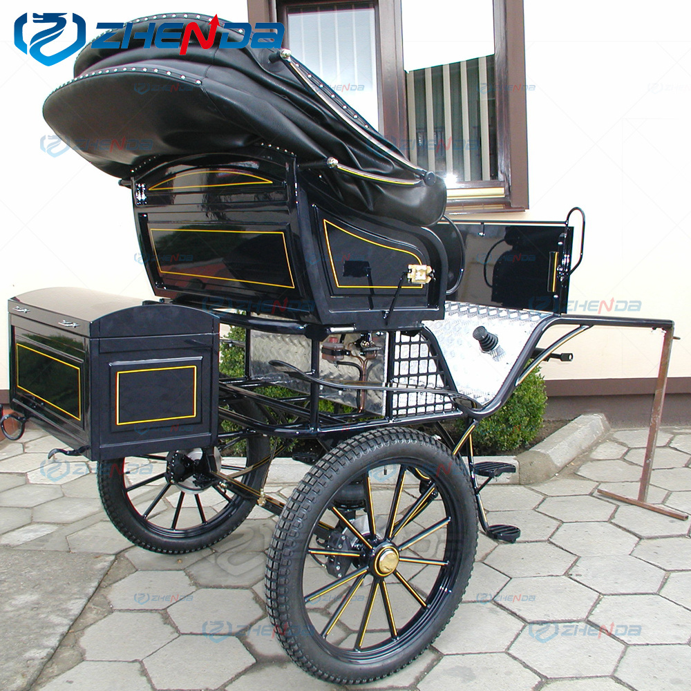 Wholesale horse carriage off-road marathon horse carriage pony carriage with shed