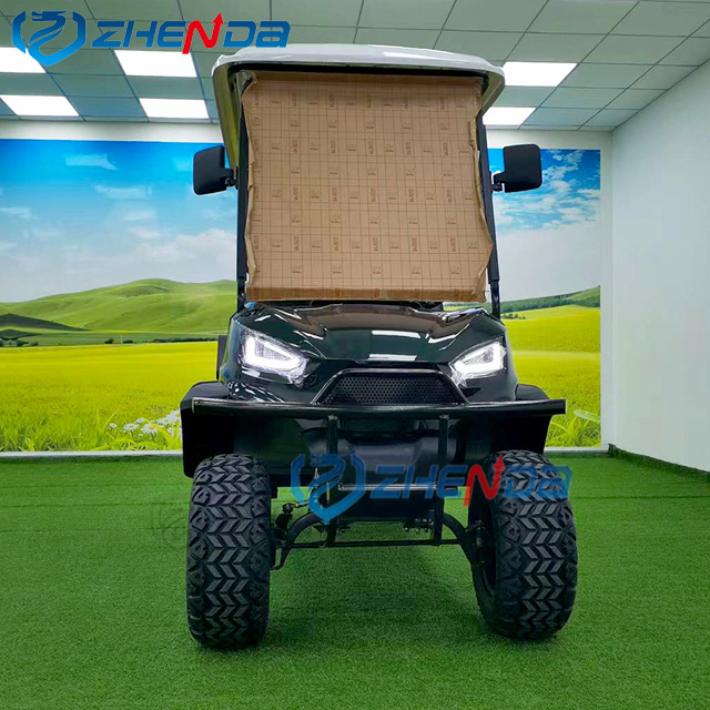 New Arrival 4 Wheels Golf Cart Electric Scooter Custom Folding Electric Car Wholesale Club Car Golf Cart With Off Road Tires