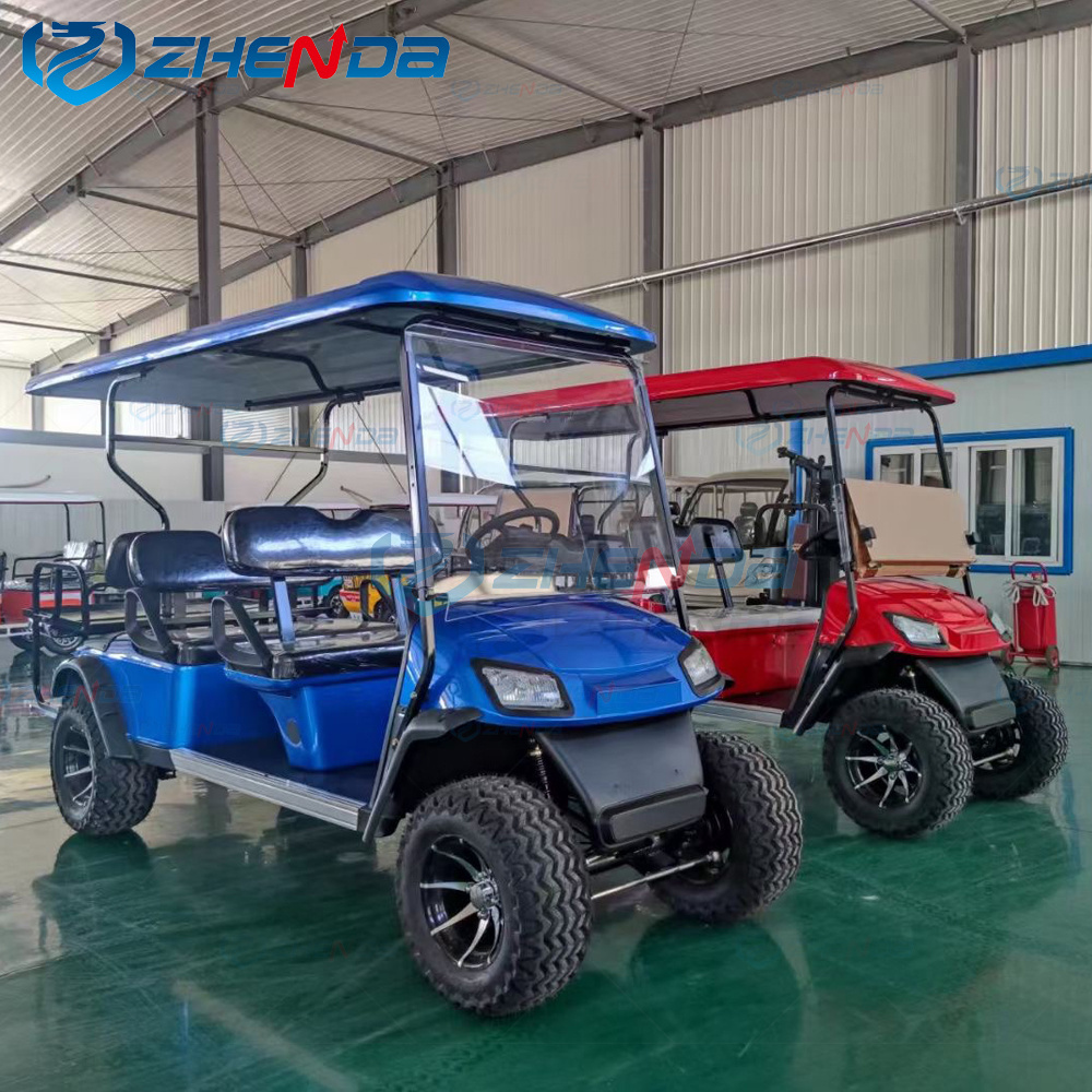 Factory Direct Sales 72v 6 Seater Golf Cart Ac Motor Folding USA Golf Carts / Cheap gold carts club car