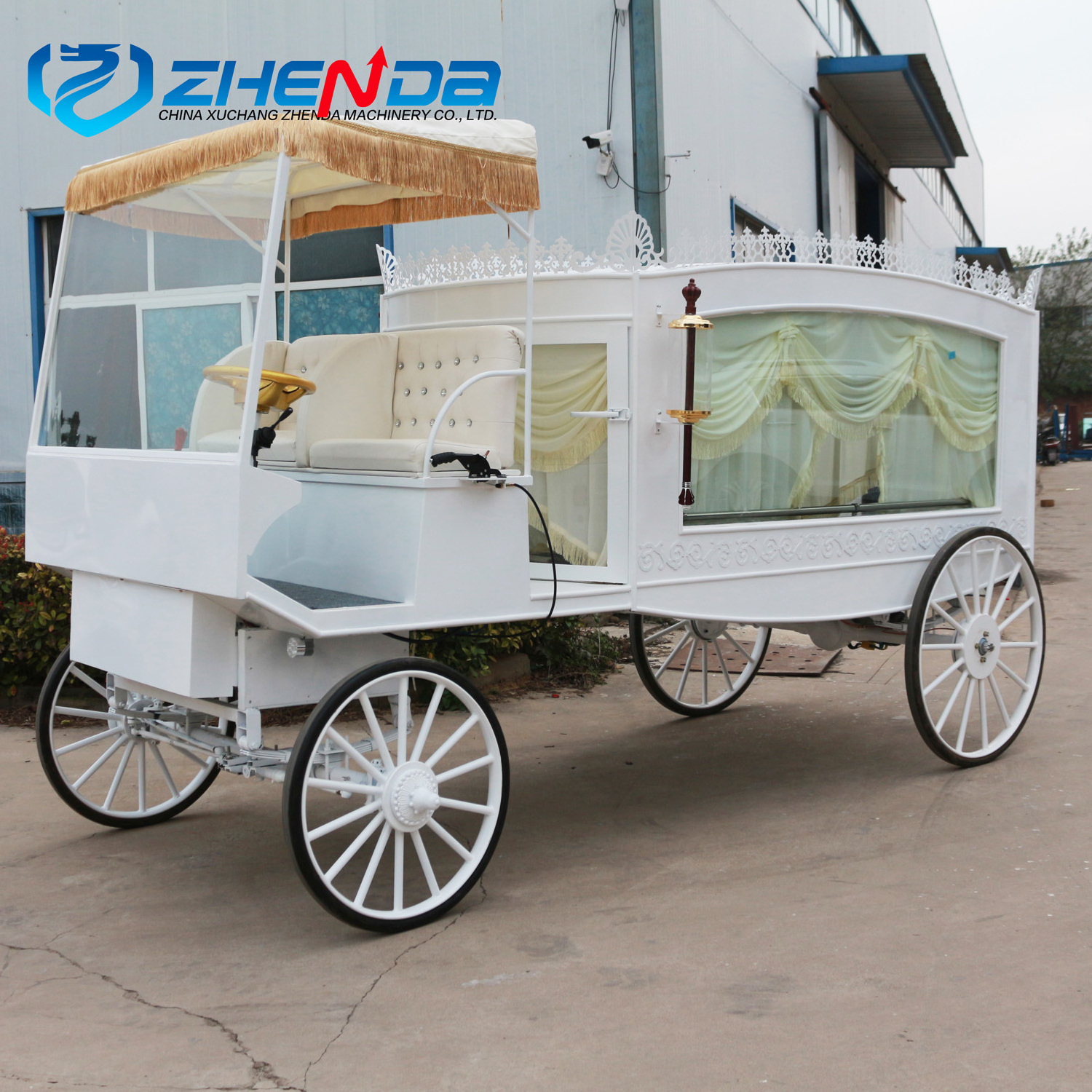 New European Glass Cover Horse Drawn Hearse/Best Selling Electric Hearse /Horse-drawn Coffin Carriage For Sale