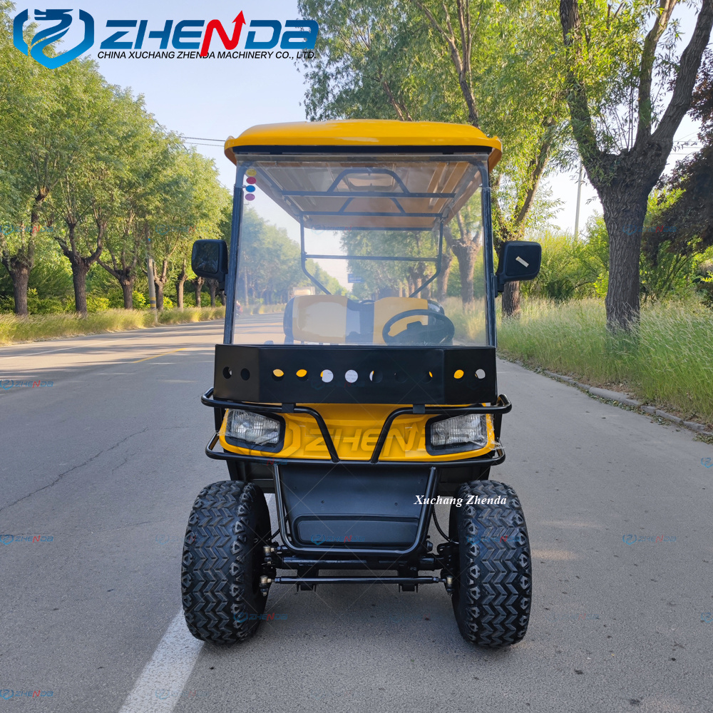 6 seater 72V lithium ion battery aluminum frame golf cart /  Cheap Bumblebee Dog