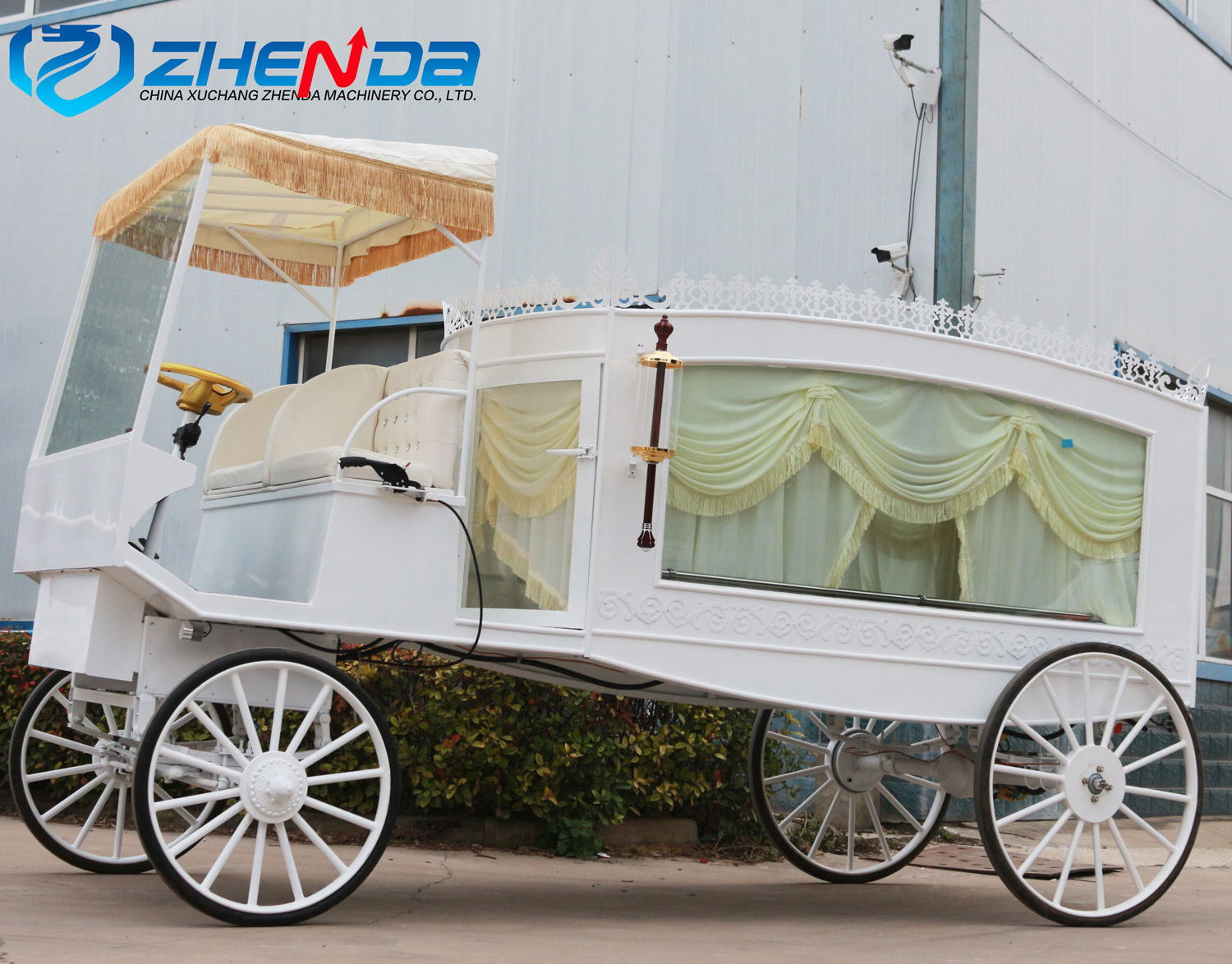 New European Glass Cover Horse Drawn Hearse/Best Selling Electric Hearse /Horse-drawn Coffin Carriage For Sale