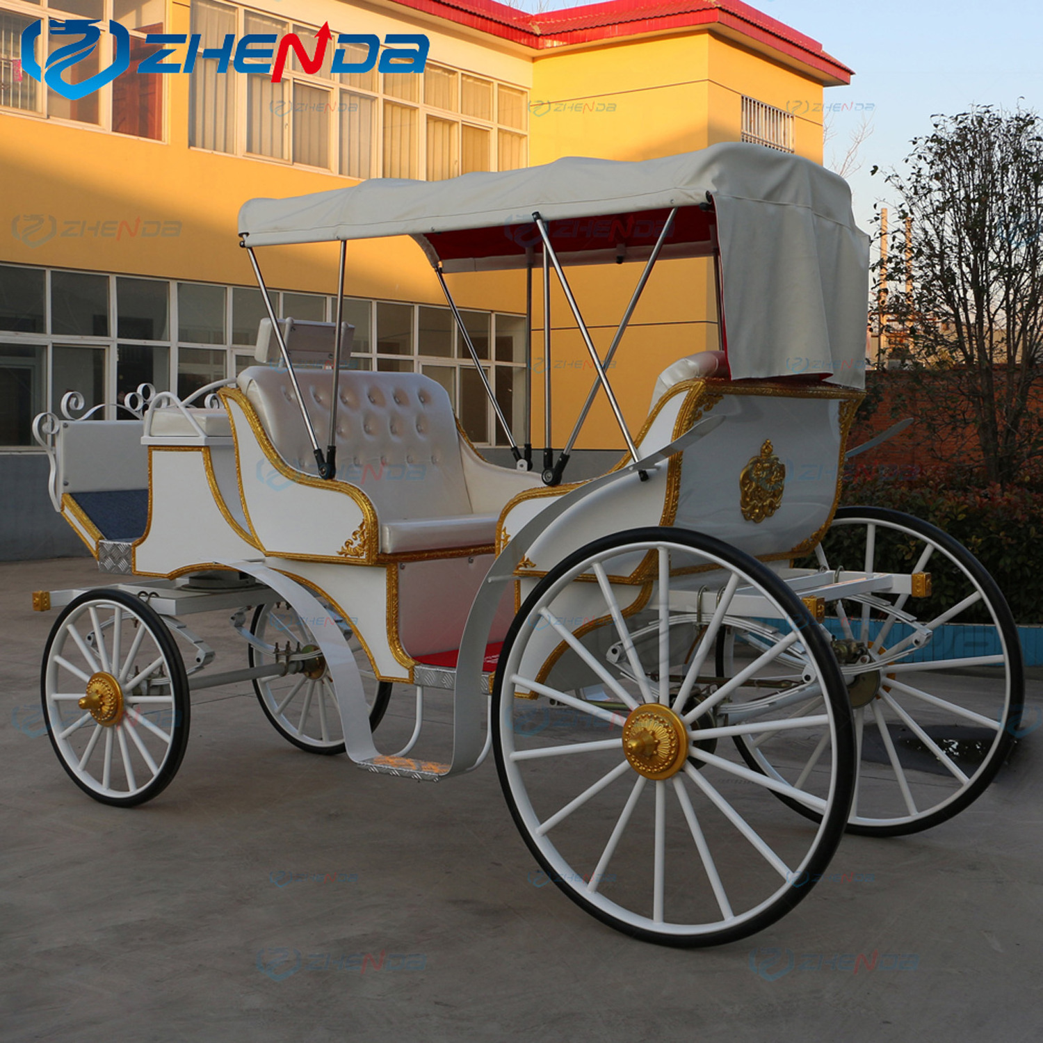 wholesale life size cinderella horse carriage electric wedding horse cart pony horse carriage for sale