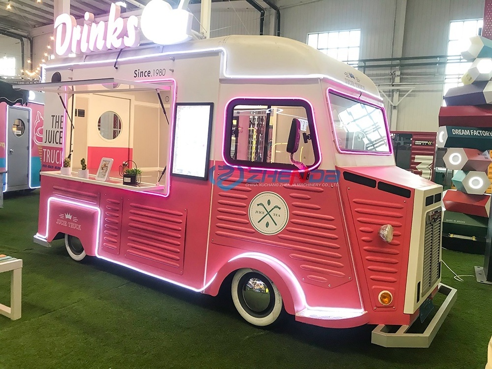 Best-Selling Food Truck with Full Equipped / Mobile Ice Cream Kiosk Electric Cart / Cheap Food Truck for sale USA Mexico