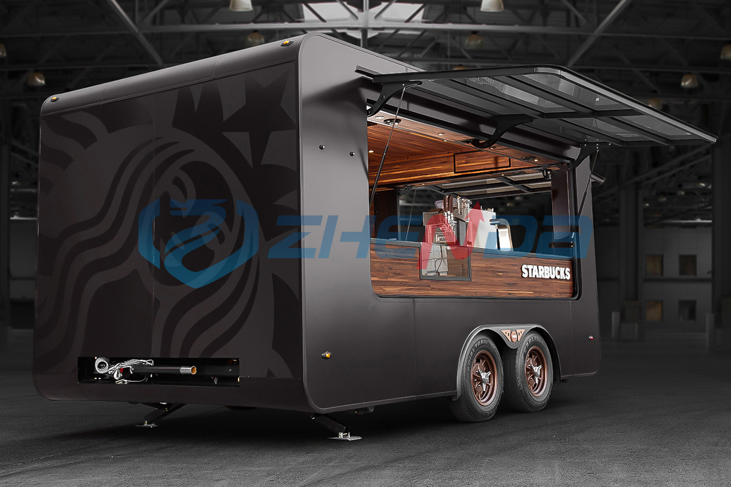 Factory Outlet Customized Business Investment Mobile Food Truck Street Coffee Kiosk Snack Bar