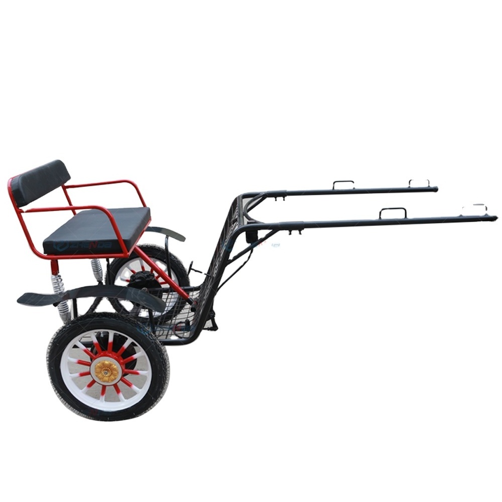 New arrival small horse carriage marathon training horse carriage pony horse carriage for sale