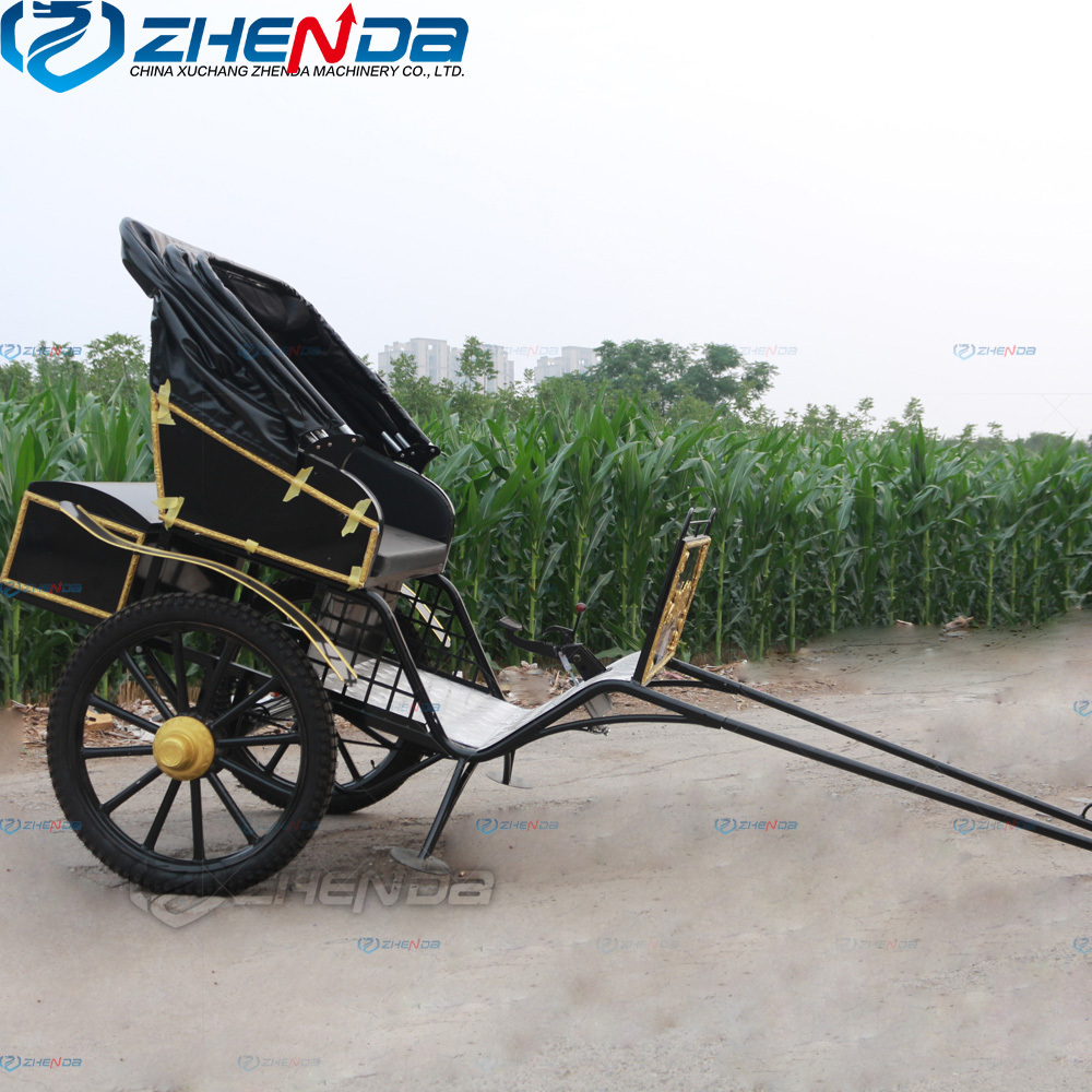 Two wheeled high quality marathon horse cart carriage high quality marathon carriage