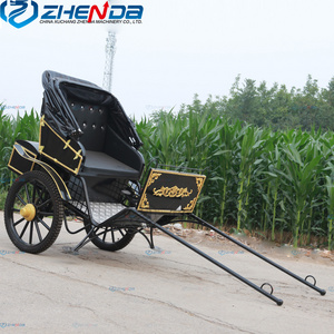 Two wheeled high quality marathon horse cart carriage high quality marathon carriage