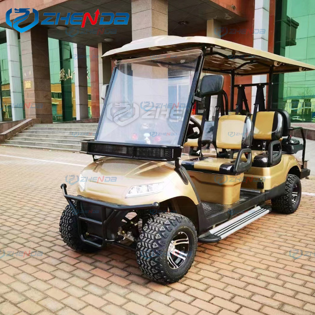 High Quality Gasoline 6 Seater Golf Cart Electric Golf Buggy Saudi Saber Certified Club Car Golf Cart For Sale