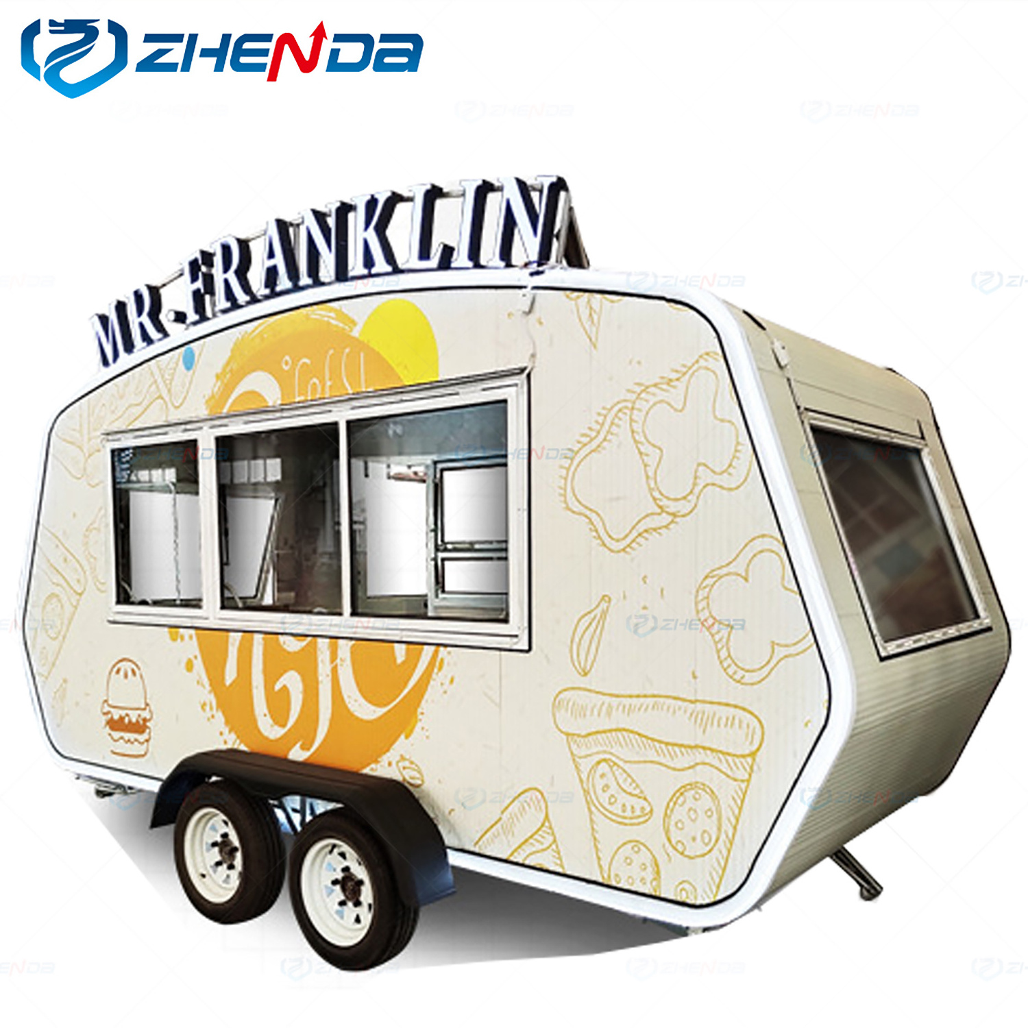 Food cart in the philippines for sale/mobile food truck trailer with full kitchen/food truck cars