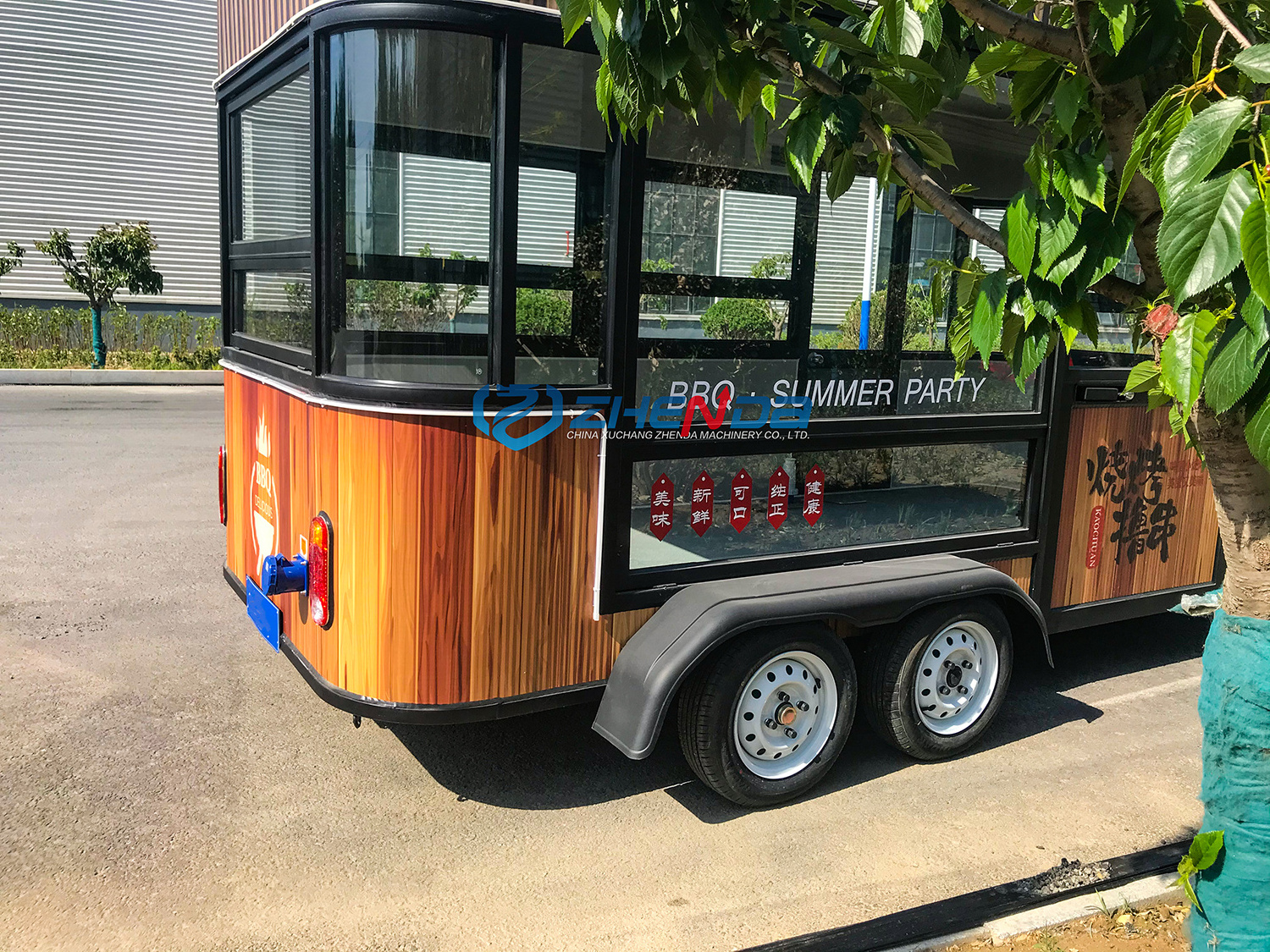 Vending Electric Food Truck / Best Selling Popular BBQ Trailer