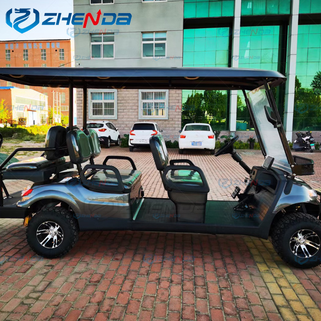 High Quality Gasoline 6 Seater Golf Cart Electric Golf Buggy Saudi Saber Certified Club Car Golf Cart For Sale