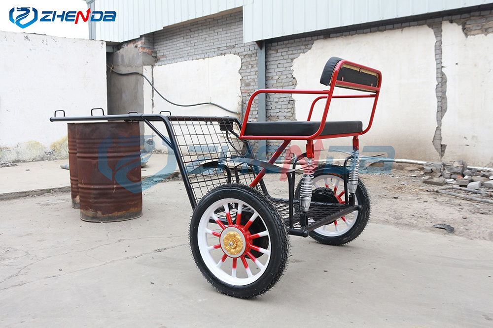 New arrival small horse carriage marathon training horse carriage pony horse carriage for sale