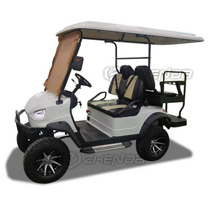 CE approved golf cart battery with complete certificate 48V 60V 72V electric golf cart 1+1 4 seater golf car