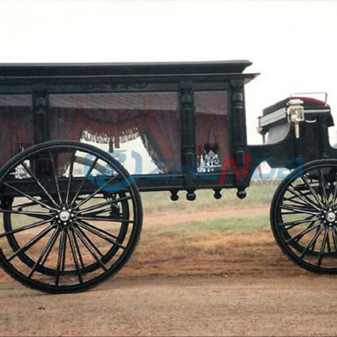 Unique Custom Funeral Horse Carriage / New Design Horse Hearse / Electric Hearse For Sale