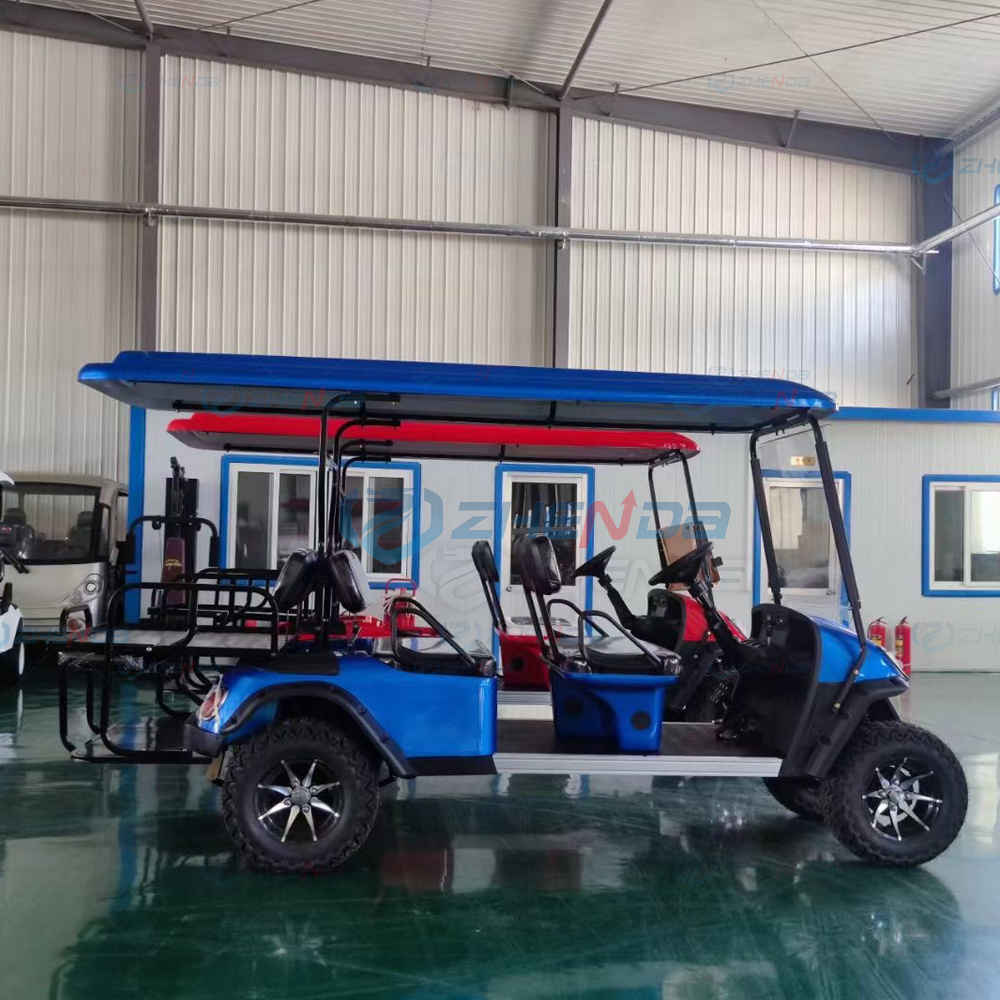 Factory Direct Sales 72v 6 Seater Golf Cart Ac Motor Folding USA Golf Carts / Cheap gold carts club car