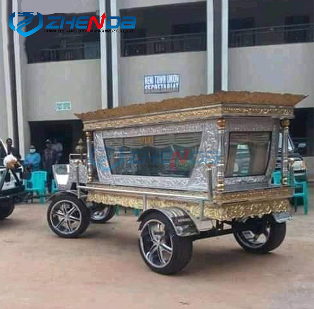 Unique new design modern horse drawn hearse/coffin electric hearse for sale